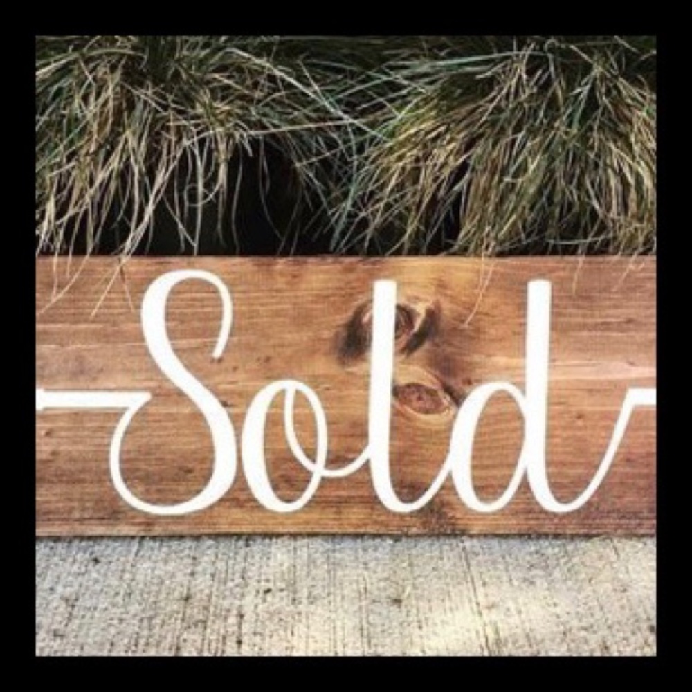 SOLD Beyond This Point!